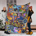 custom-personalised-australia-premium-blanket-indigenous-animal-artsy
