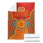 gold-coast-football-premium-blanket-suns-indigenous-pattern