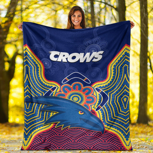 adelaide-football-premium-blanket-crows-aboriginal-art