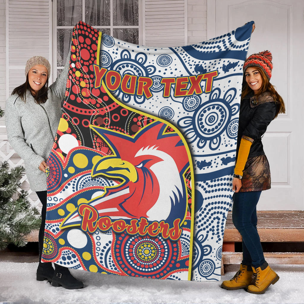 custom-personalised-roosters-rugby-premium-blanket-easts-1908-aboriginal-artsy-premiers-ver02