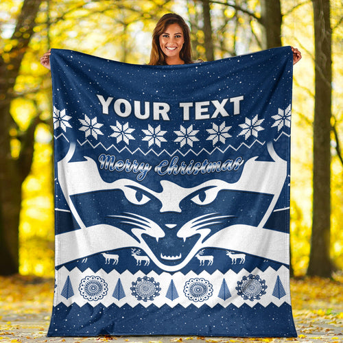 custom-personalised-cats-football-christmas-premium-blanket-geelong-aboriginal-painting