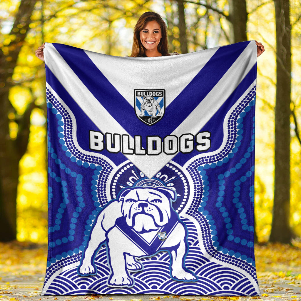bulldogs-rugby-premium-blanket-canterbury-bankstown-1935-indigenous-artsy