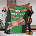 custom-personalised-rabbitohs-rugby-premium-blanket-souths-1908-aboriginal-dot-painting-go-bunnies