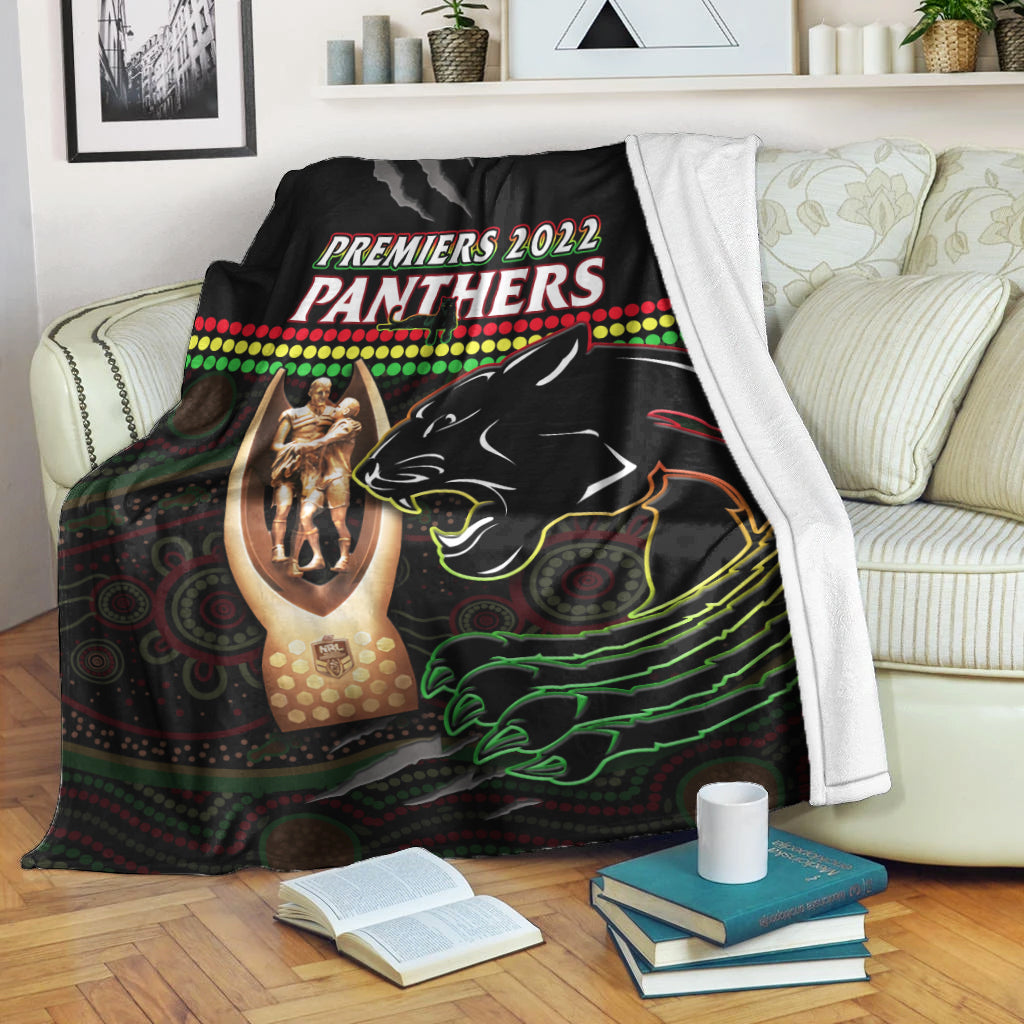 panthers-rugby-permium-blanket-the-riff-2022-premiers-aboriginal-art