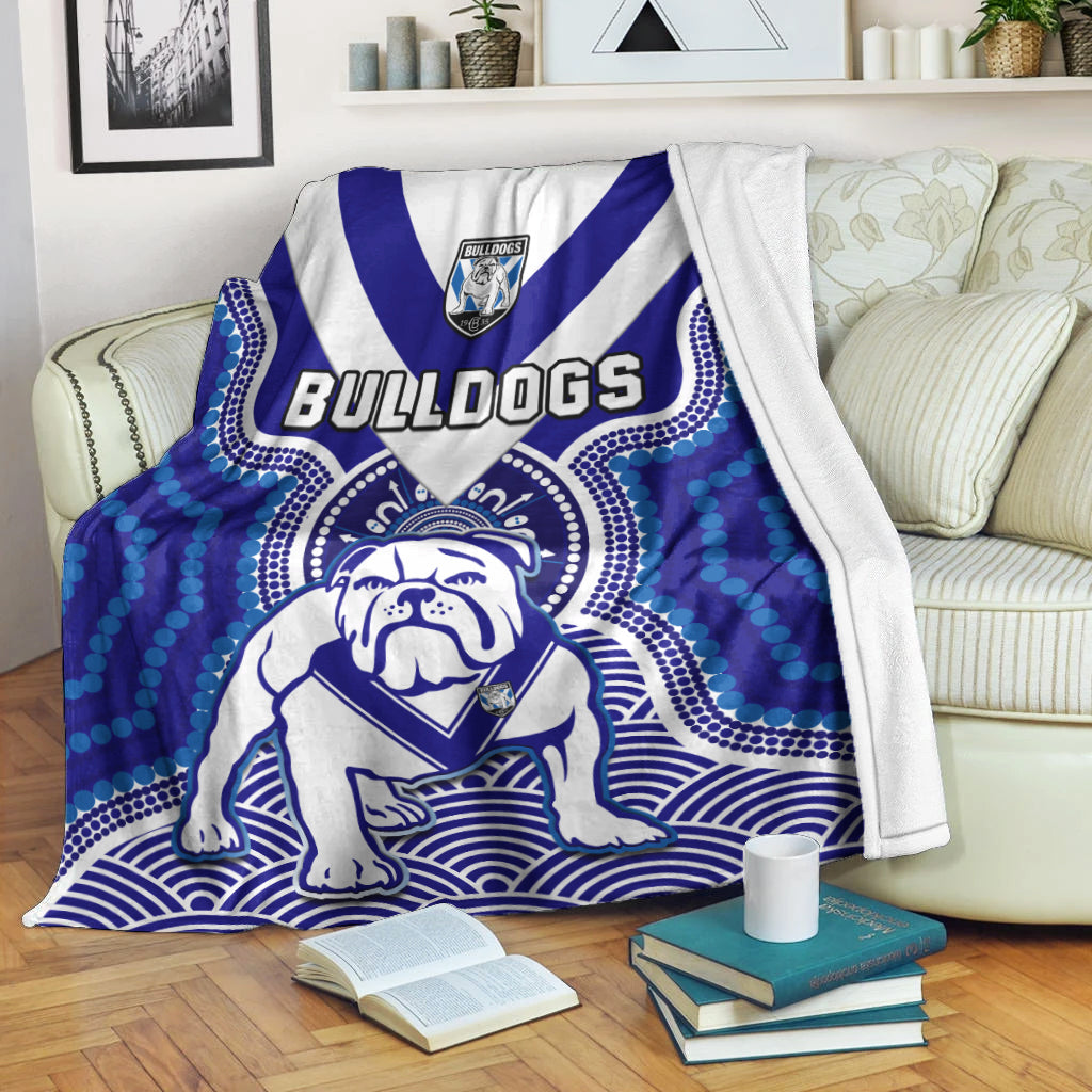 bulldogs-rugby-premium-blanket-canterbury-bankstown-1935-indigenous-artsy