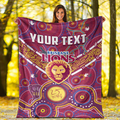 custom-personalised-brisbane-football-permium-blanket-indigenous-pattern-go-lions-unique-version