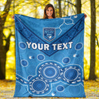 custom-personalised-nsw-blues-rugby-permium-blanket-new-south-wales-aboriginal-dot-painting-unique-version