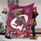 maroons-rugby-premium-blanket-queensland-kangaroo-aboriginal-dot-paintings