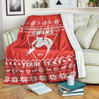 custom-personalised-swans-football-christmas-premium-blanket-sydney-indigenous-merry-xmas