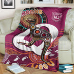 maroons-rugby-premium-blanket-queensland-kangaroo-aboriginal-dot-paintings