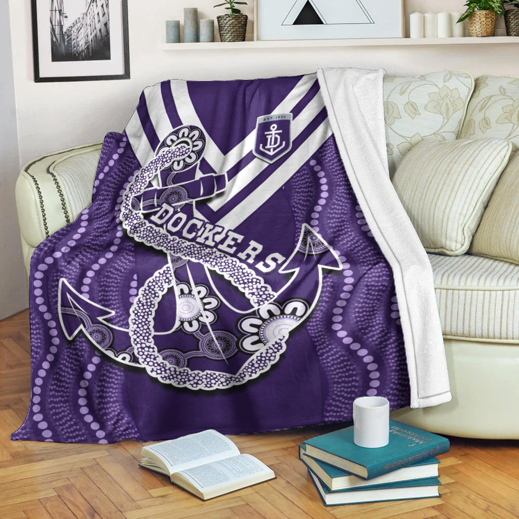dockers-football-premium-blanket-fremantle-anchor-mix-aboriginal-pattern-dynamic-style