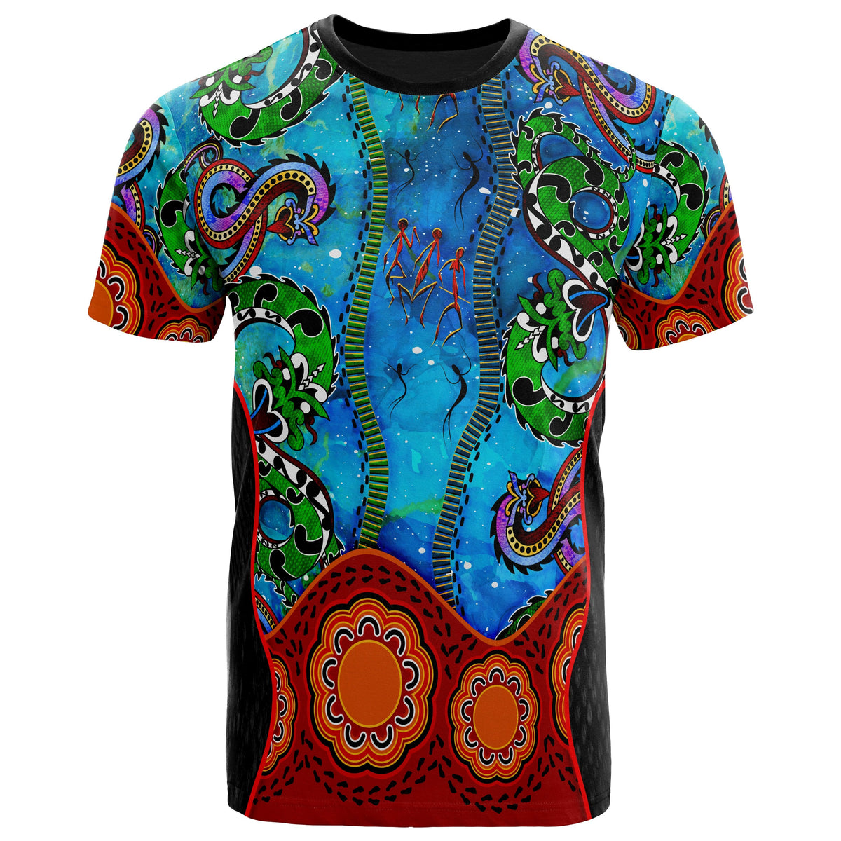 aboriginal-t-shirt-aussie-indigenous-patterns-blue