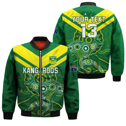 custom-text-and-number-australia-rugby-bomber-jacket-kangaroos-boomerang-aboriginal
