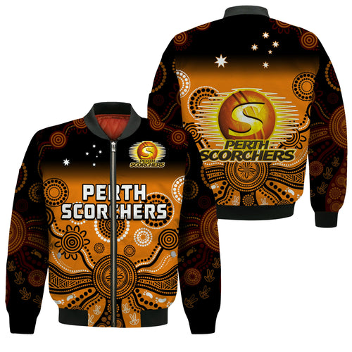 perth-scorchers-bomber-jacket-gradient-aboriginal-dot-painting