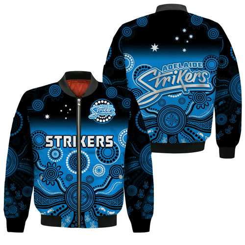 adelaide-strikers-bomber-jacket-gradient-aboriginal-dot-painting