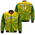 custom-text-and-number-australia-bomber-jacket-national-colours-proud-aussie-special-indigenous