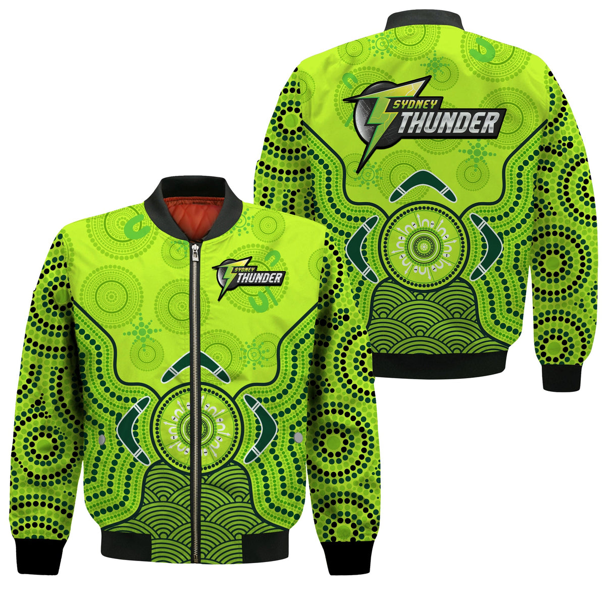 sydney-thunder-bomber-jacket-gradient-aboriginal-dot-painting