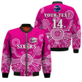 custom-text-and-number-sydney-sixers-bomber-jacket-cricket-indigenous-australian-art-ver02