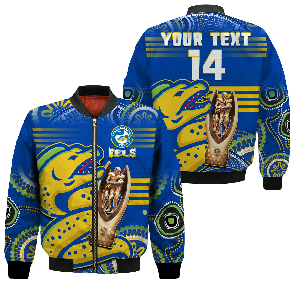 custom-text-and-number-parramatta-rugby-bomber-jacket-eels-premiers-2022-indigenous-artsy
