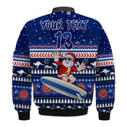custom-text-and-number-australia-christmas-bomber-jacket-aussie-aboriginal-santa-claus-is-surfing-with-kangaroo