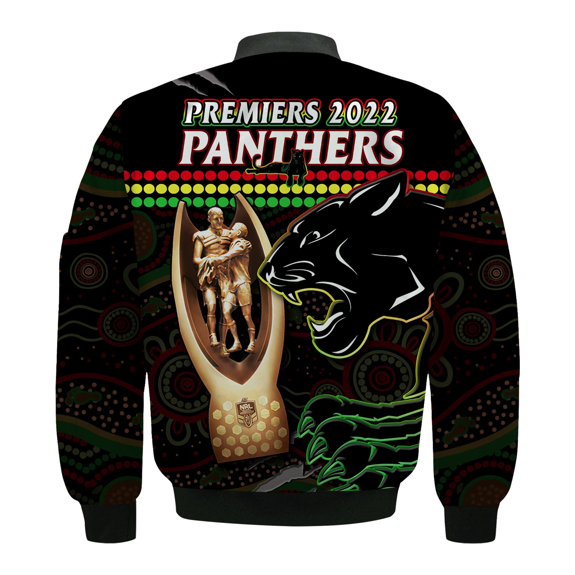 panthers-rugby-bomber-jacket-the-riff-2022-premiers-aboriginal-art