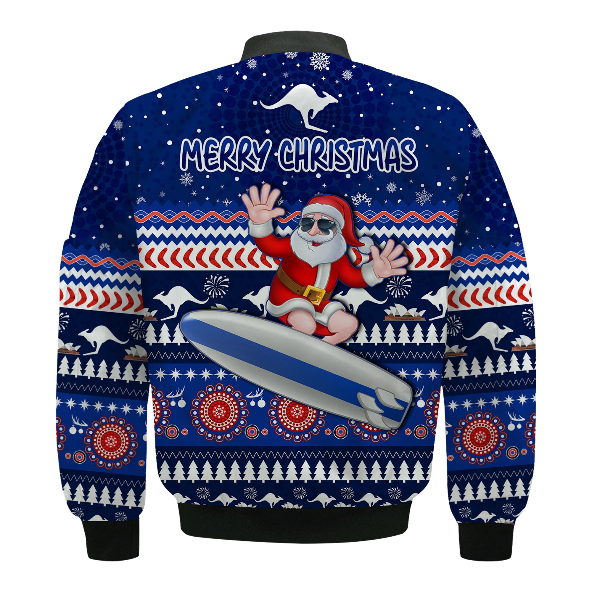 australia-christmas-bomber-jacket-aussie-aboriginal-santa-claus-is-surfing-with-kangaroo