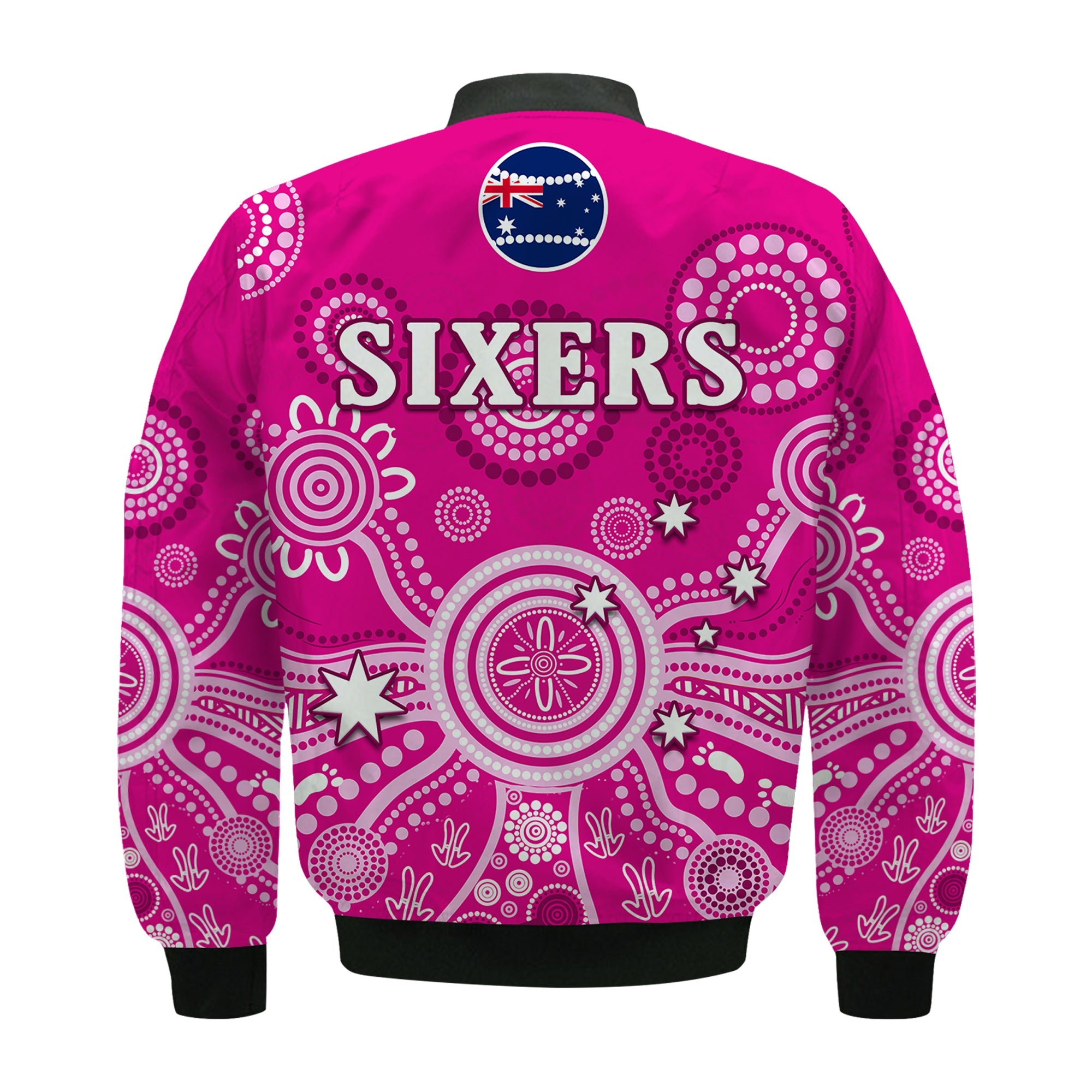 sydney-sixers-bomber-jacket-cricket-indigenous-australian-art-ver02