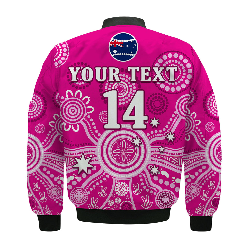 custom-text-and-number-sydney-sixers-bomber-jacket-cricket-indigenous-australian-art-ver02