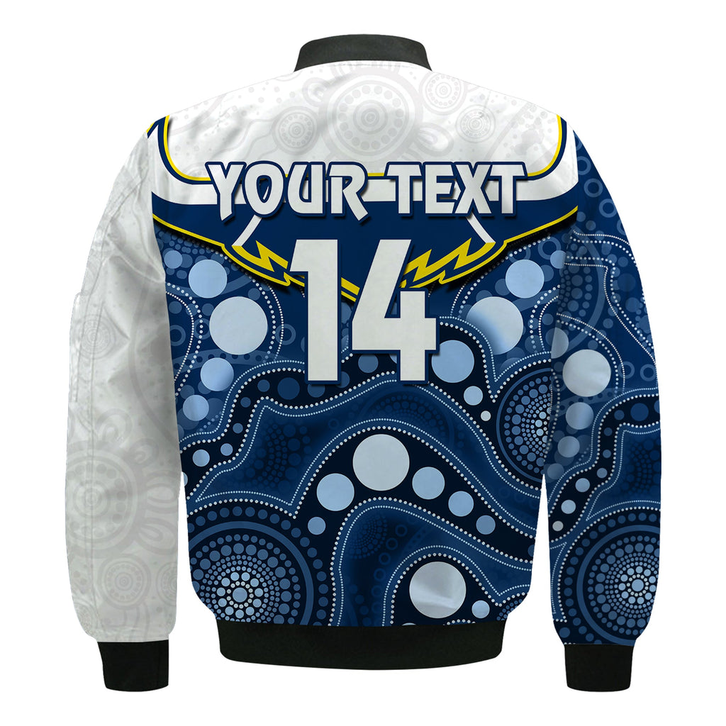 custom-text-and-number-cowboys-rugby-bomber-jacket-indigenous-pattern-2022-premiers-sporty-style