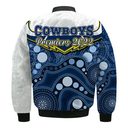 cowboys-rugby-bomber-jacket-indigenous-pattern-2022-premiers-sporty-style