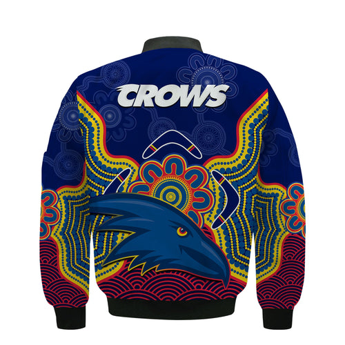 adelaide-football-bomber-jacket-crows-aboriginal-art