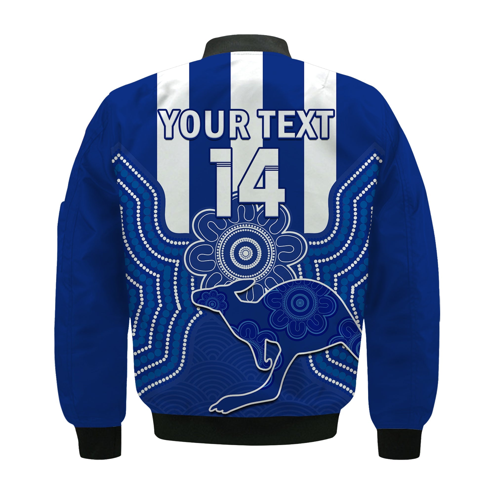custom-text-and-number-laramba-football-bomber-jacket-roos-aboriginal-art