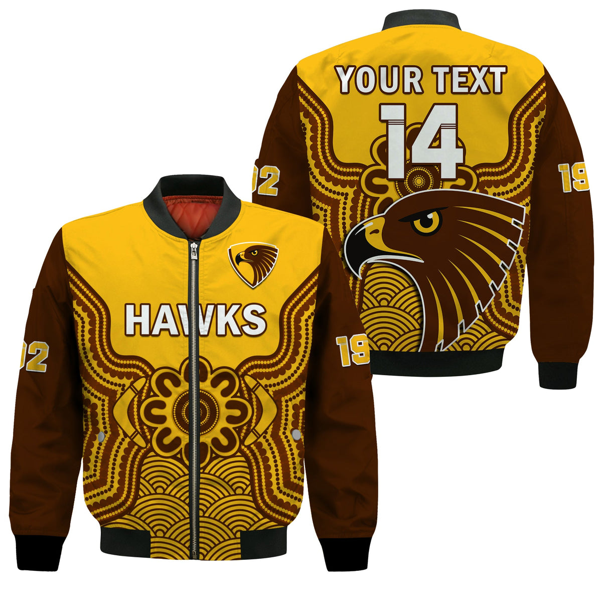 custom-text-and-number-hawthorn-football-bomber-jacket-go-hawks-1902-aboriginal-art