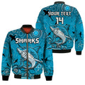 custom-text-and-number-sharks-rugby-bomber-jacket-go-sharkies-aboriginal-special-version-ver04