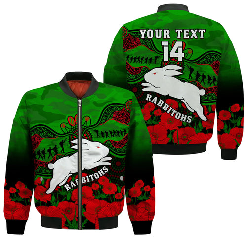 custom-text-and-number-rabbitohs-rugby-anzac-bomber-jacket-south-sydney-camouflage-poppy-aboriginal