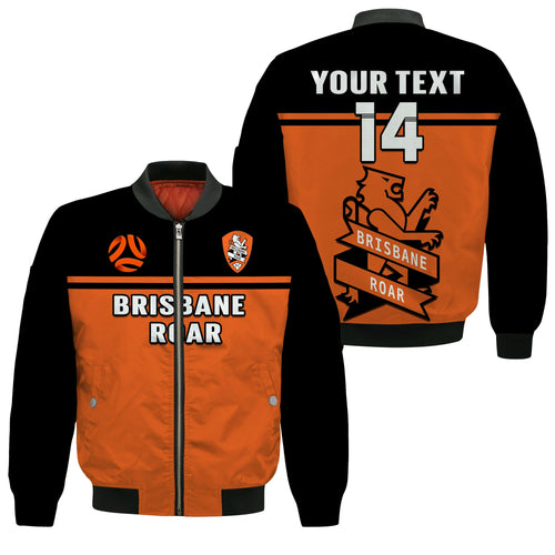 custom-text-and-number-brisbane-roar-football-bomber-jacket-go-lions-simple-style