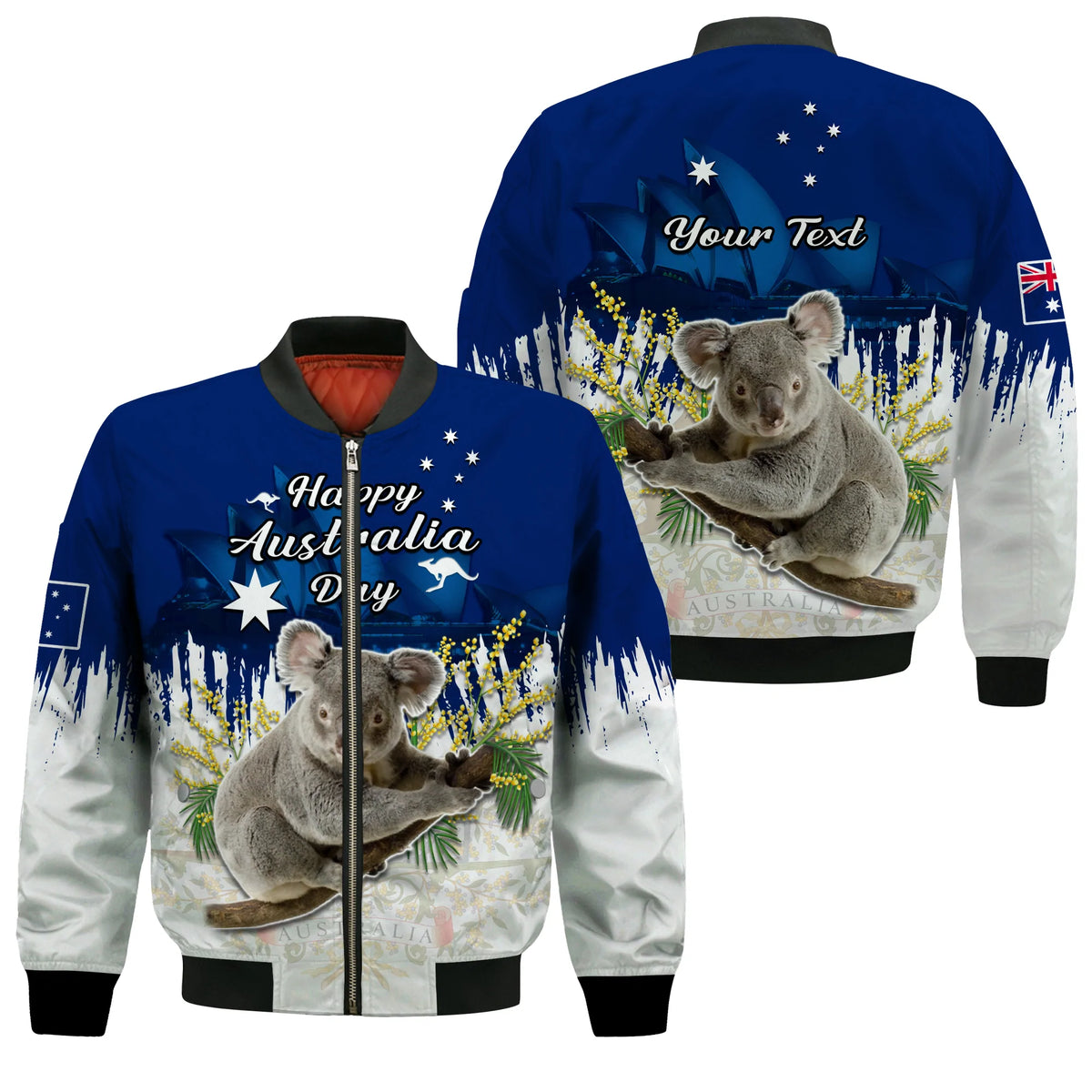 custom-personalised-australia-day-bomber-jacket-koala-sydney-opera-house-flag-color