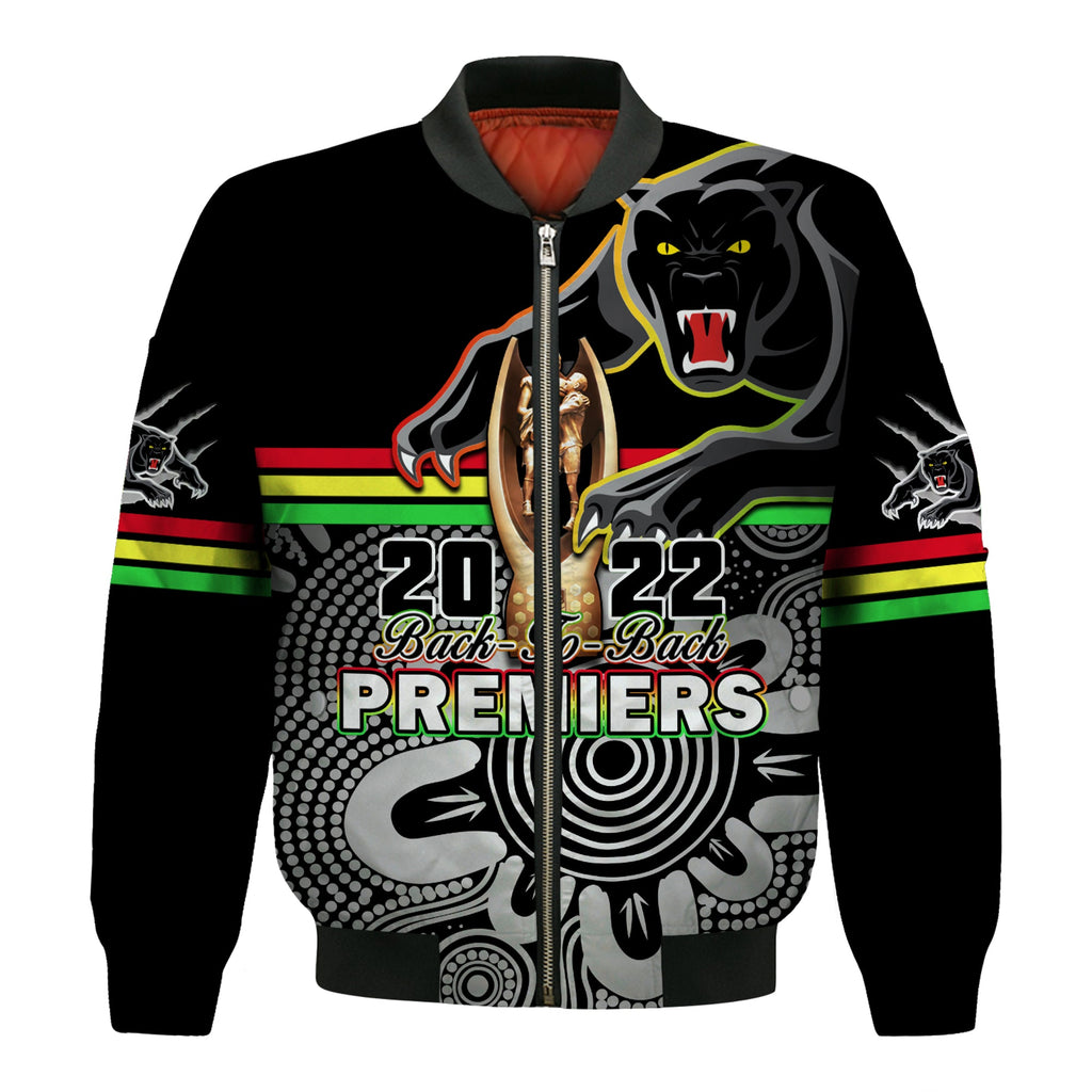 panthers-rugby-bomber-jacket-pennies-premiers-2022-back-to-back-indigenous-original