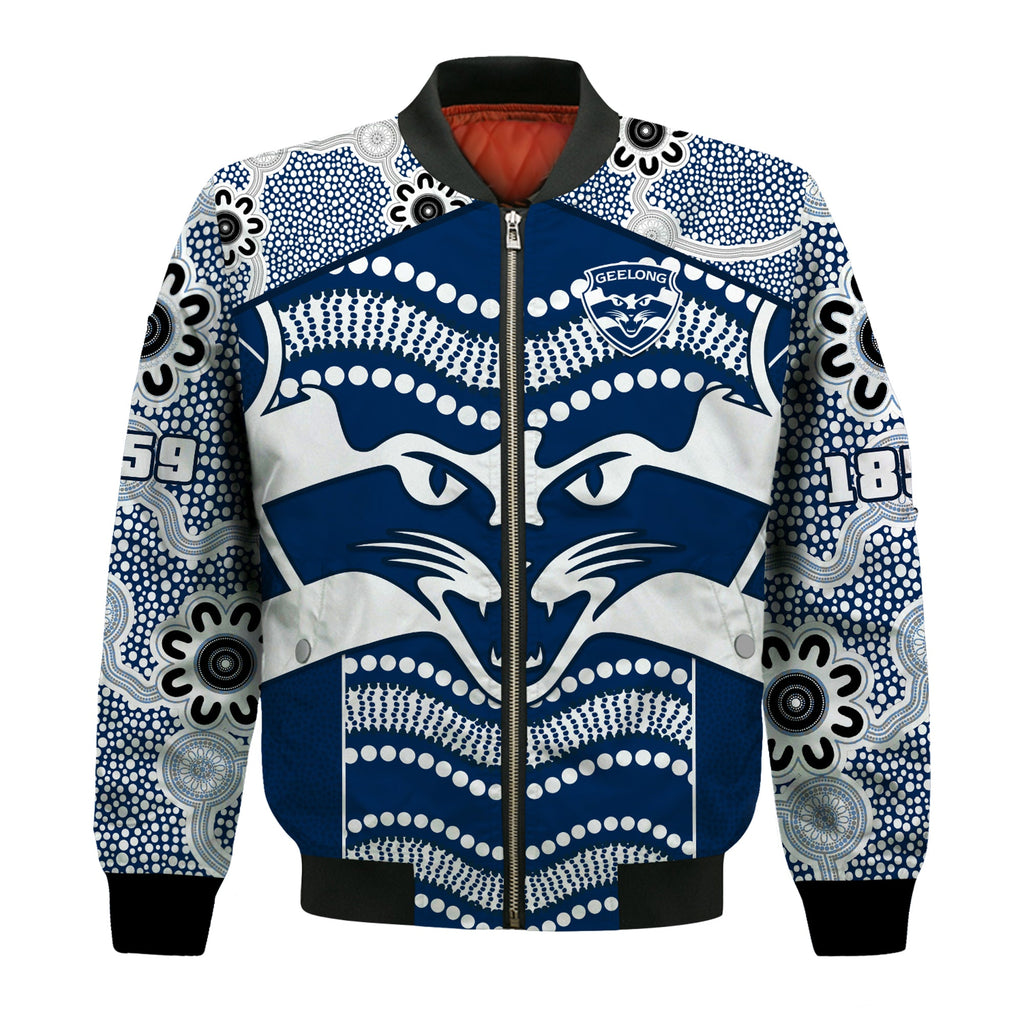 custom-text-and-number-cats-football-bomber-jacket-geelong-1859-indigenous-sporty-version