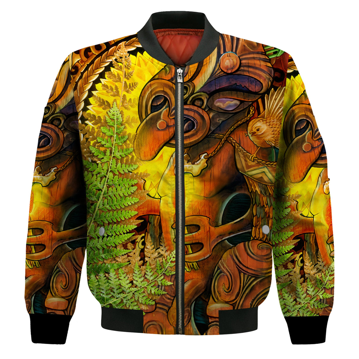 custom-personalised-hei-tiki-maori-bomber-jacket-fern-aotearoa-ta-moko-sun