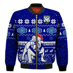 bulldogs-rugby-christmas-bomber-jacket-berries-merry-xmas-aboriginal-art