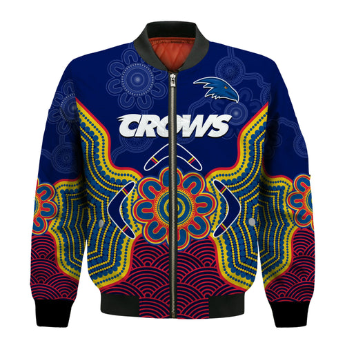 adelaide-football-bomber-jacket-crows-aboriginal-art