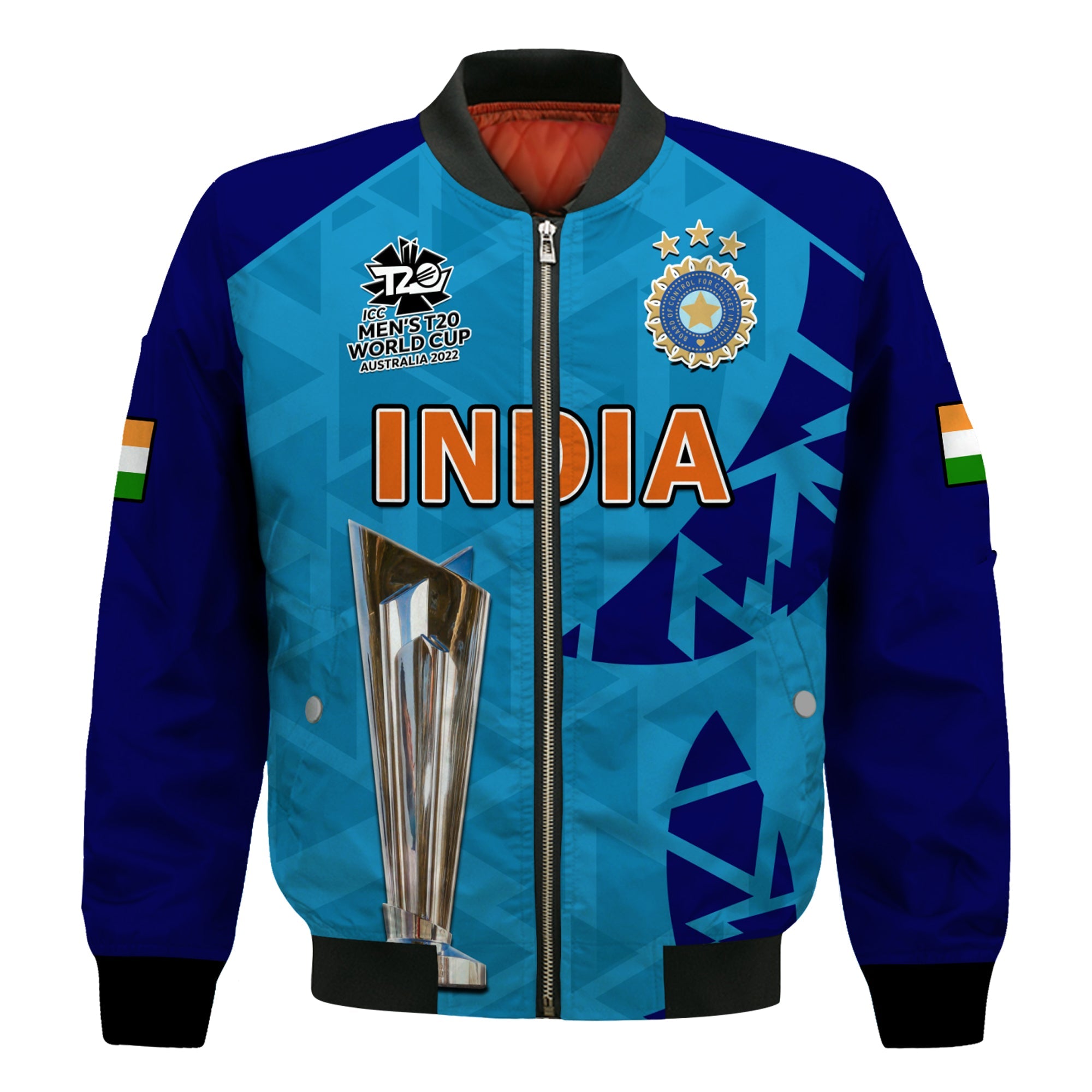 custom-text-and-number-india-cricket-bomber-jacket-men-in-blue-champions-mens-t20-wc-2022