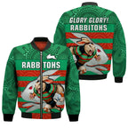 rabbitohs-rugby-bomber-jacket-aboriginal-dot-painting-glory-glory-sporty-style