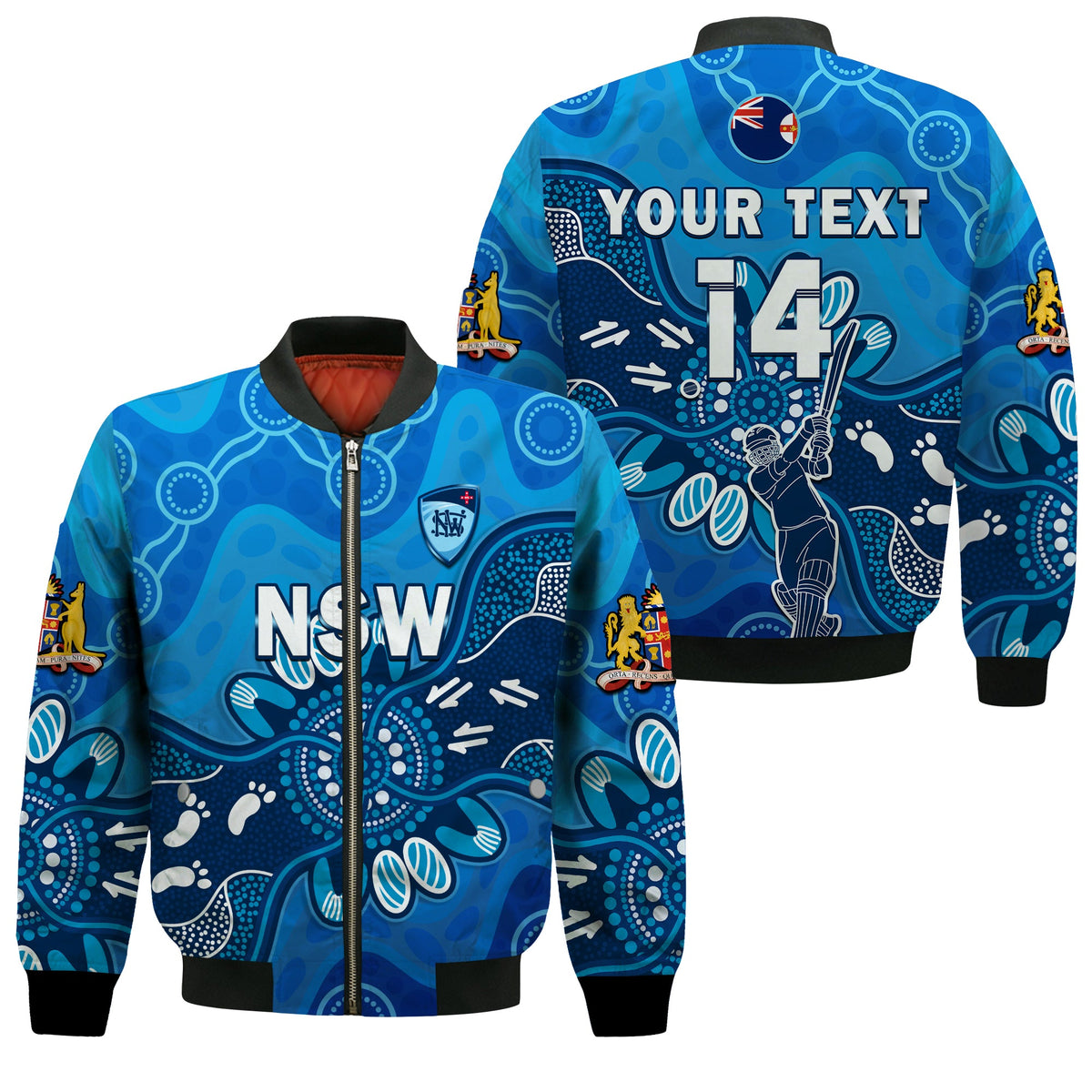 custom-text-and-number-new-south-wales-cricket-bomber-jacket-nsw-2022-aboriginal-art