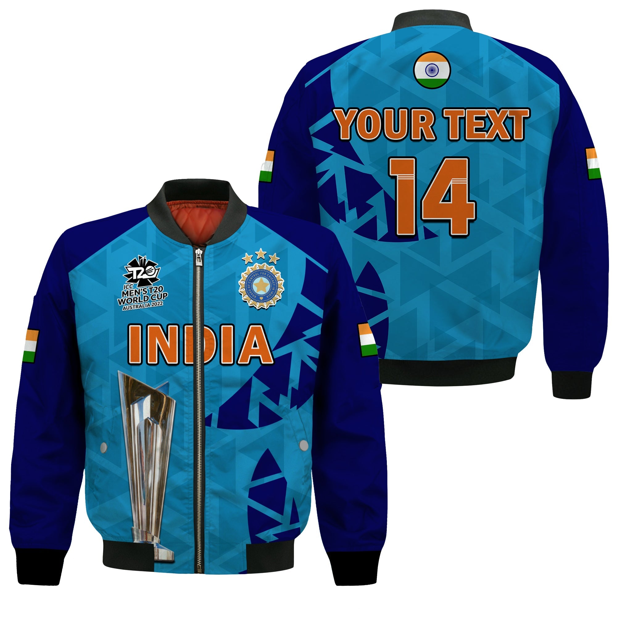 custom-text-and-number-india-cricket-bomber-jacket-men-in-blue-champions-mens-t20-wc-2022