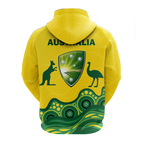Australia Cricket Aboriginal Pattern Hoodie - LT2