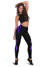 new-zealand-maori-women-leggings-simple-love-purple