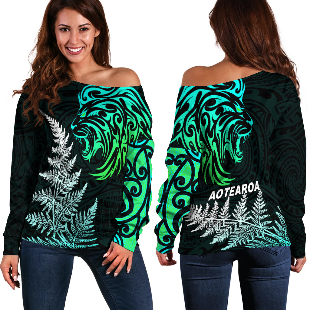 lion-maori-off-shoulder-sweater-aotearoa-mix-silver-fern-version-blue