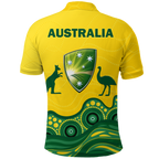 Australia Cricket Aboriginal Pattern Polo Shirt - LT2